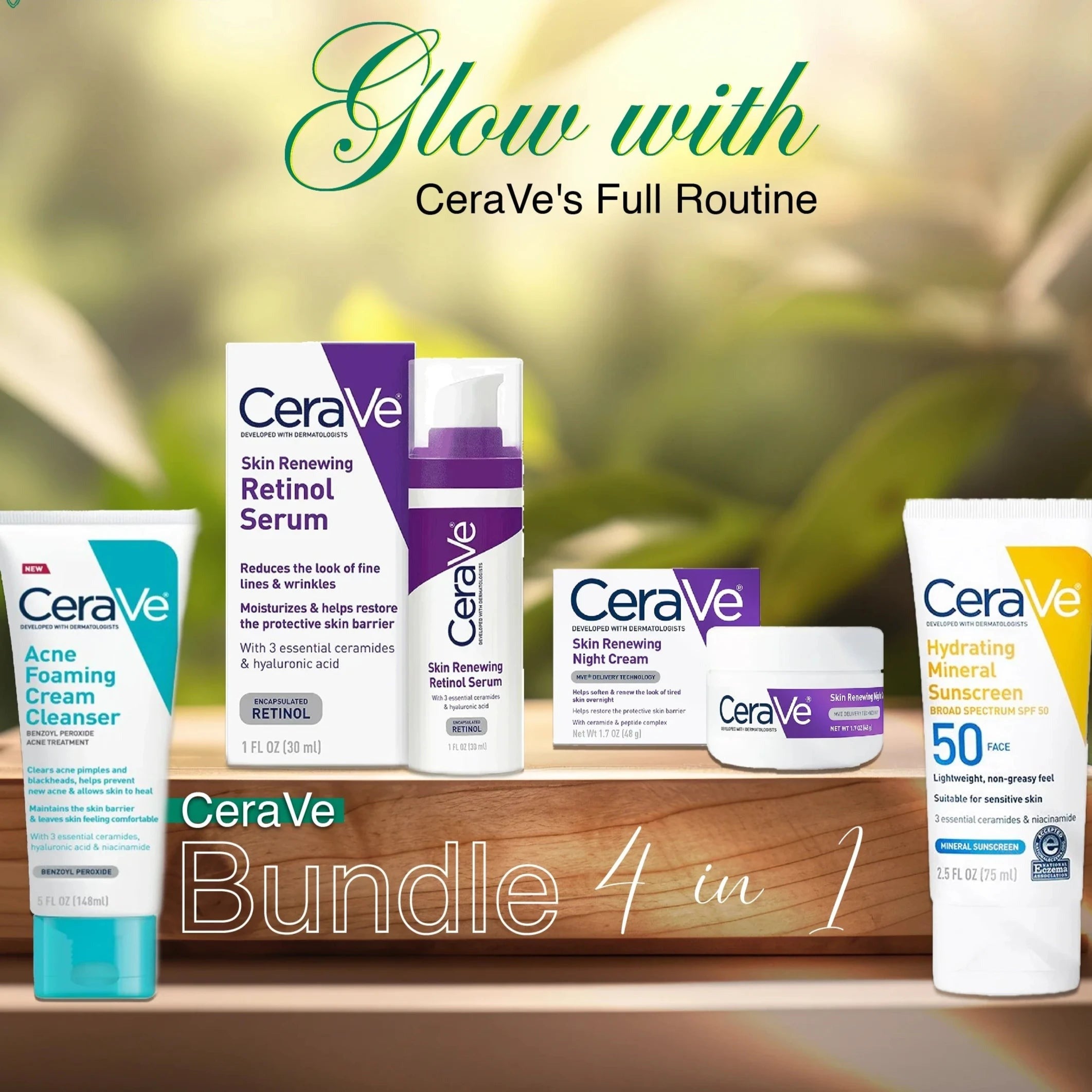 CeraVe 4 in 1 Complete Skincare Kit