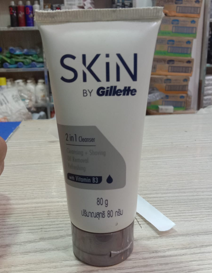 Skin By Gillette 2 In 1 Cleanser Gentle Formula